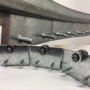 Sliding Strip Door Hardware - Slide Around Corners