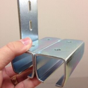 Double Wall Mount Track Connector - Allows Two Tracks To Install Against Wall/Beam