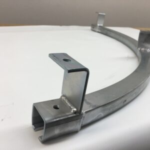 Threaded Rod Curve Track Radius Connector - Allows Curtains to Slide Around Corners