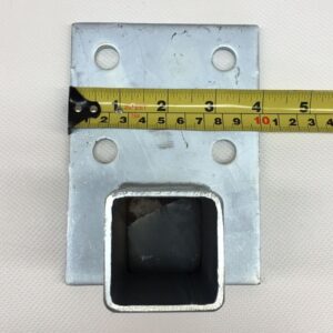 Wall Mount Fixture - 4 x 6 x 1/4" Wall Plate - Modular Frame Hardware