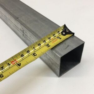 2 in. Galvanized Square Tubing - 12 Gauge - 8 feet Length - Modular Frame Hardware - Can be used as a Post or Cross Beam