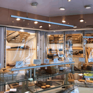 Clear-Guard Hanging Separation Screen 48 x 28H - Complete Hanging Kit with 40 Mil Material - Top and Bottom Aluminum light Duty Hardware - PACK OF 5 SCREENS