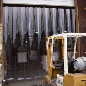 108 in. X 108 in. Clear Smooth (Common) 12 in. strips width 67% overlap - Common Door Kit